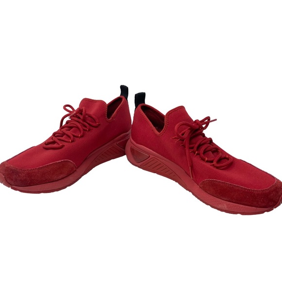 🛑 Diesel S-Kby Red Stretch Athletic Shoes - Picture 6 of 11